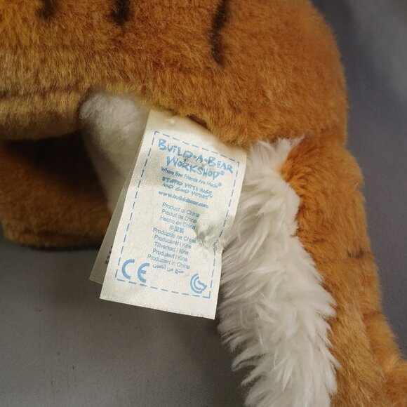 Build A Bear BAB Saber Tooth Tiger 16" Plush Stuffed Animal Fangs Toy 2014 - Picture 9 of 10